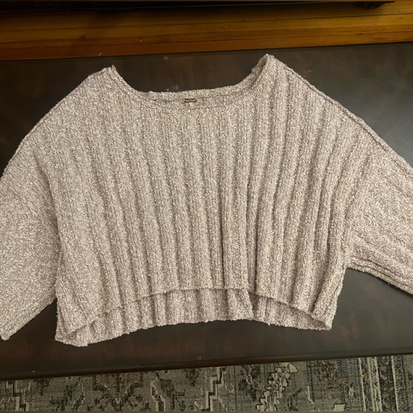 Free People Good Day Pullover in Mauve Mousse - Picture 2 of 2
